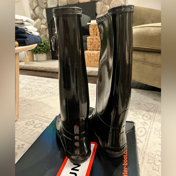 Hunter Huntress Gloss Tall Rain Boots - Picture 3 of 6